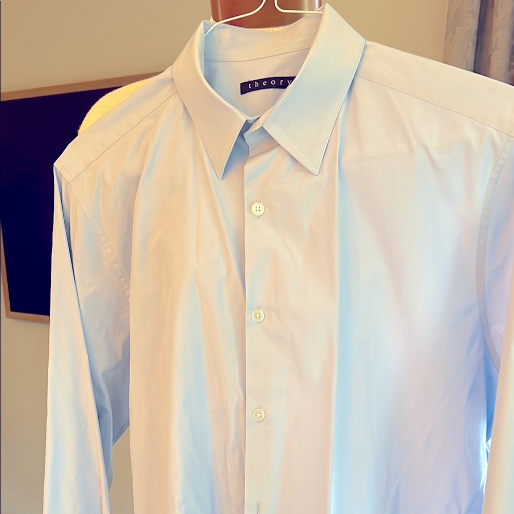 Theory Men's  Blue Shirt, NWT